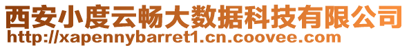 西安小度云暢大數(shù)據(jù)科技有限公司