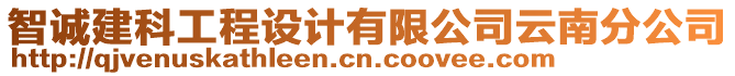 智誠(chéng)建科工程設(shè)計(jì)有限公司云南分公司