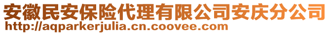 安徽民安保險代理有限公司安慶分公司