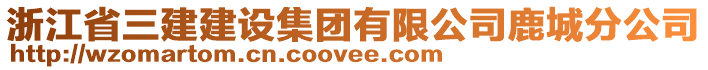 浙江省三建建設(shè)集團(tuán)有限公司鹿城分公司