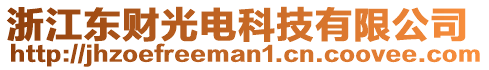 浙江东财光电科技有限公司