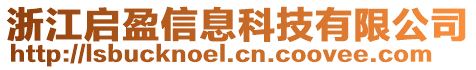 浙江启盈信息科技有限公司