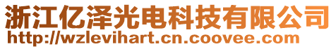 浙江億澤光電科技有限公司