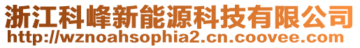 浙江科峰新能源科技有限公司