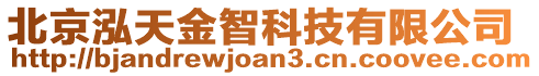 北京泓天金智科技有限公司