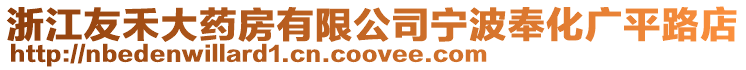 浙江友禾大藥房有限公司寧波奉化廣平路店