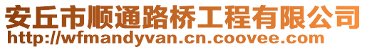 安丘市順通路橋工程有限公司