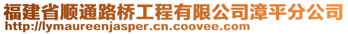 福建省順通路橋工程有限公司漳平分公司