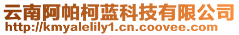 云南阿帕柯藍(lán)科技有限公司