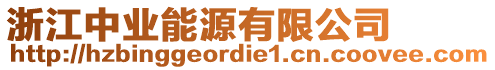 浙江中業(yè)能源有限公司