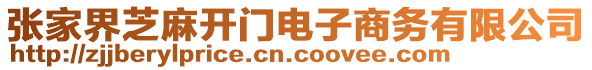 張家界芝麻開門電子商務有限公司