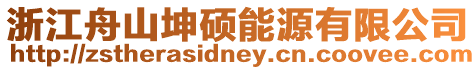 浙江舟山坤碩能源有限公司