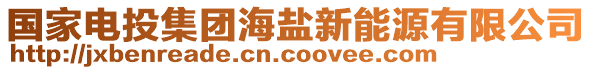 國(guó)家電投集團(tuán)海鹽新能源有限公司