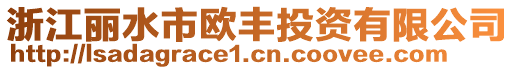 浙江麗水市歐豐投資有限公司