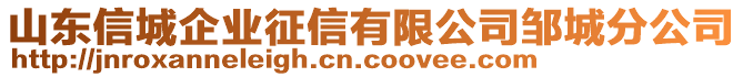 山東信城企業(yè)征信有限公司鄒城分公司