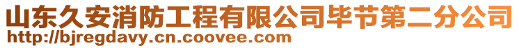 山東久安消防工程有限公司畢節(jié)第二分公司