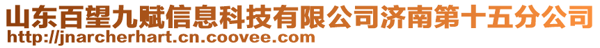 山東百望九賦信息科技有限公司濟(jì)南第十五分公司