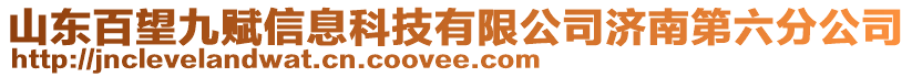 山東百望九賦信息科技有限公司濟(jì)南第六分公司