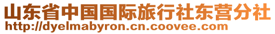 山東省中國國際旅行社東營分社