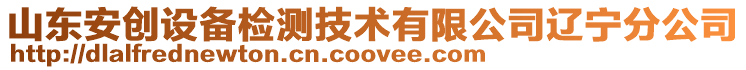 山東安創(chuàng)設(shè)備檢測(cè)技術(shù)有限公司遼寧分公司