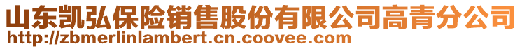 山東凱弘保險銷售股份有限公司高青分公司