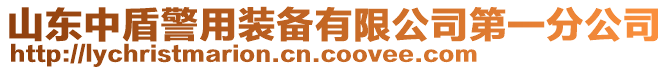 山東中盾警用裝備有限公司第一分公司