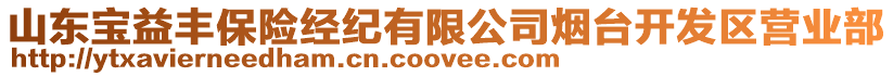 山東寶益豐保險經(jīng)紀有限公司煙臺開發(fā)區(qū)營業(yè)部