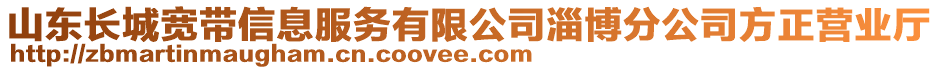 山東長城寬帶信息服務有限公司淄博分公司方正營業廳