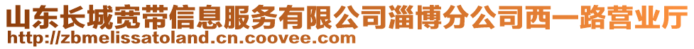 山東長城寬帶信息服務(wù)有限公司淄博分公司西一路營業(yè)廳