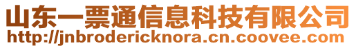 山東一票通信息科技有限公司