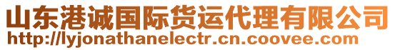 山東港誠(chéng)國(guó)際貨運(yùn)代理有限公司