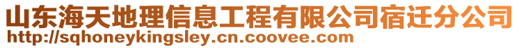 山東海天地理信息工程有限公司宿遷分公司