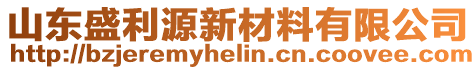 山東盛利源新材料有限公司