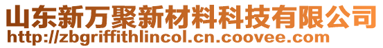 山東新萬聚新材料科技有限公司