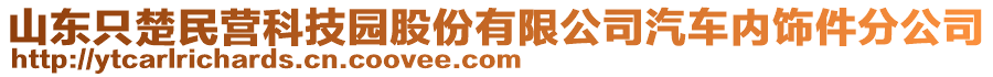 山東只楚民營科技園股份有限公司汽車內(nèi)飾件分公司