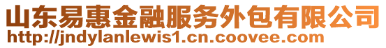 山東易惠金融服務(wù)外包有限公司