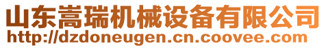 山東嵩瑞機械設(shè)備有限公司