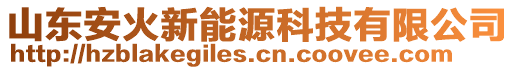 山東安火新能源科技有限公司