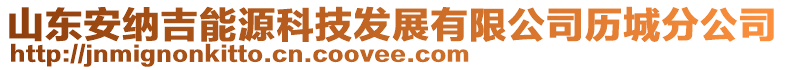 山東安納吉能源科技發(fā)展有限公司歷城分公司