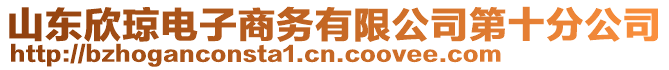 山東欣瓊電子商務(wù)有限公司第十分公司