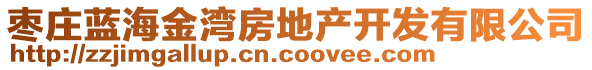 棗莊藍海金灣房地產開發有限公司