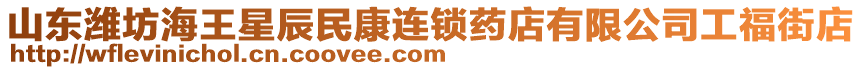 山東濰坊海王星辰民康連鎖藥店有限公司工福街店