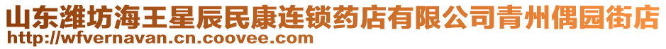 山東濰坊海王星辰民康連鎖藥店有限公司青州偶園街店