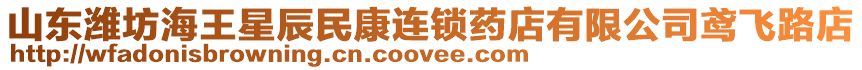 山東濰坊海王星辰民康連鎖藥店有限公司鳶飛路店