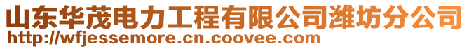 山東華茂電力工程有限公司濰坊分公司