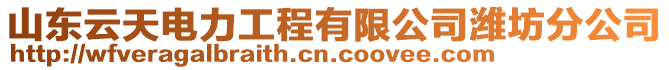山東云天電力工程有限公司濰坊分公司