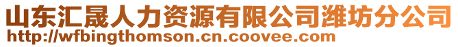 山東匯晟人力資源有限公司濰坊分公司