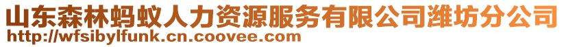 山東森林螞蟻人力資源服務有限公司濰坊分公司