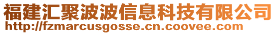 福建匯聚波波信息科技有限公司