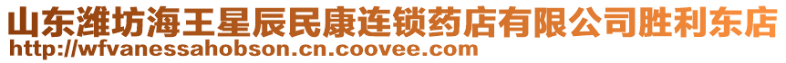 山東濰坊海王星辰民康連鎖藥店有限公司勝利東店